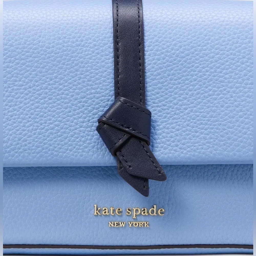 Kate Spade-Knott Colorblocked Flap Chain Crossbody w/ Dust Bag